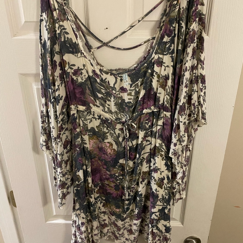 Free People boho mini dress